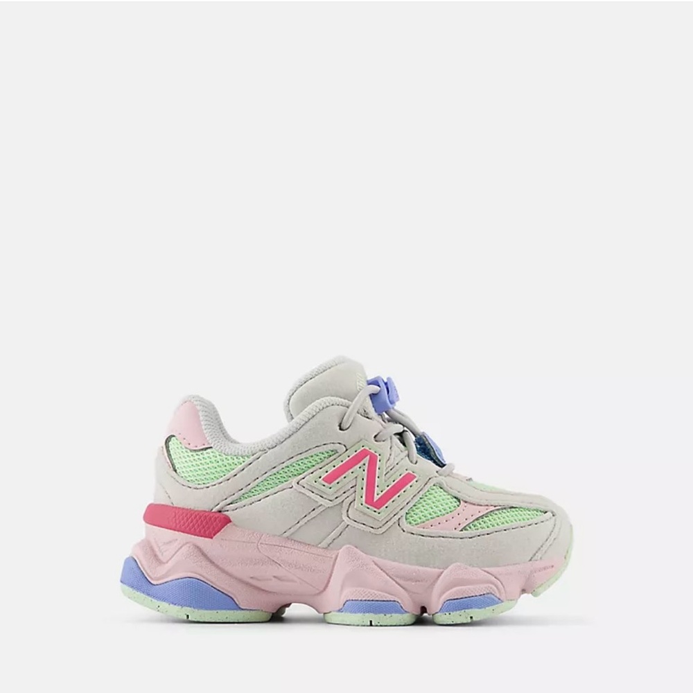 New Balance Kids' Sneakers in Pink, Green, and Blue